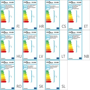VidaXL Lampa sufitowa ze szkła opalowego dla 5 żarówek E14 241480 - Lampy sufitowe - miniaturka - grafika 6