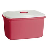 Pojemniki kuchenne - Plast Team POLAND SP. Z O.O. Pojemnik Do Mikrofalówki 2,3l Top Box Czerwony TEA000403 - miniaturka - grafika 1