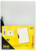 Teczki i skoroszyty - Idena Idena 300593 - teczka z klipsem do DIN A4, z polipropylenu, przezroczysta biel, 1 sztuka 300593 - miniaturka - grafika 1