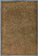 Wycieraczki - vidaXL Wycieraczka z możliwością prania, brązowa, 60 x 90 cm - miniaturka - grafika 1