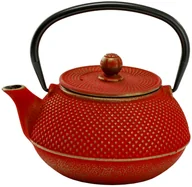 Czajniki na gaz - Marco Polo SJ Czajnik Żeliwny Z Zaparzaczem Dots Czerwony 0,8 L Wh - miniaturka - grafika 1