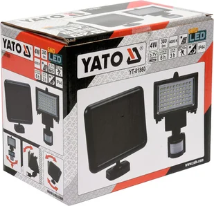 Yato REFLEKTOR LED SOLARNY 4W Z CZUJNIKIEM RUCHU YT-81860 ZYSKAJ RABAT 30 ZŁ YT-81860 - Pozostałe oświetlenie - miniaturka - grafika 5