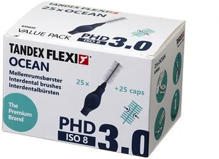 Tandex A/S Tandex czyściki międzyzębowe FLEXI 1,20 x 8,00mm Forest (ISO8 PHD 3.0) 25szt. w opak. - Szczoteczki międzyzębowe - miniaturka - grafika 2