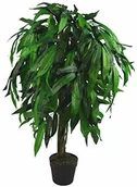 Sztuczne drzewka - Leaf Design UK XL sztuczne drzewo mango w czarnej doniczce z tworzywa sztucznego, 100 cm - miniaturka - grafika 1