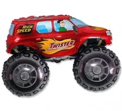 Urodziny dziecka - GoDAN Balon foliowy 24" Monster Truck, czerwony BFOL/3000-5 - miniaturka - grafika 1