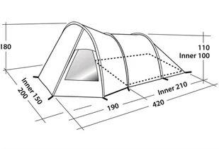 Outdoors Blizzard 300 szaro-niebieski - Namioty - miniaturka - grafika 7