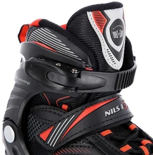 Nils Extreme NA9080 CZARNO/CZERWONE ROZM M (35-38) ŁYŻWOROLKI EXTREME - Rolki - miniaturka - grafika 10