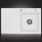 Zlewozmywaki - SystemCeram STEMA 80 PRAWA KOMORA SATIN 50540120 - miniaturka - grafika 1