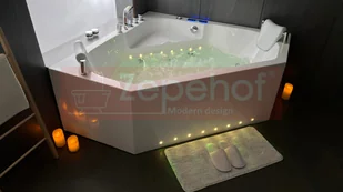 Zepehof Wanna z hydromasażem C-487 narożna CX-0487 - Wanny z hydromasażem - miniaturka - grafika 2