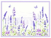 Obrusy i serwetki - Nuova R2S Easy life r2s PODKŁADKI KORKOWE NA STÓŁ Lawendowa Łąka DUŻE (961 LAVF) 961 LAVF - miniaturka - grafika 1