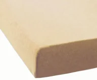 Prześcieradła - Kinzler C-03168/42 Premium z bawełny Jersey prześcieradło z gumką z dodatkiem elastanu rozmiar 90  100x200 cm kremowy C-03168/42 - miniaturka - grafika 1