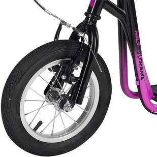 Nils Extreme WH117BN PURPLE 12" HULAJNOGA Z POMP. KOŁAMI - Hulajnogi - miniaturka - grafika 3