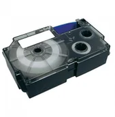 Papier do drukarek - Casio XR-9SR1, 9mm x 8m, czarny druk / srebrny podkład, taśma oryginalna - miniaturka - grafika 1