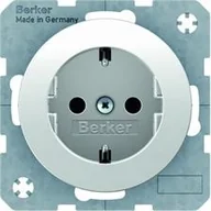 Klawisze i ramki - Berker R1/R3 biały gniazdo SCHUKO B_47232089 - miniaturka - grafika 1