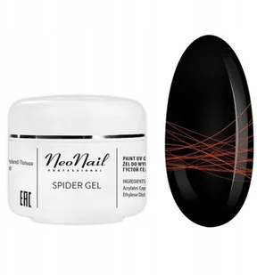 Neonail SPIDER GEL NEON ORANGE 5ML - Lakiery do paznokci - miniaturka - grafika 3