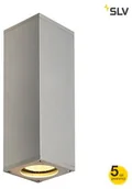 Lampy ogrodowe - Spotline Kinkiet THEO g/d, QPAR51, ścienna, srebrnoszara, max. 2x50W 1000328 - miniaturka - grafika 1