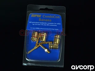 Supra Cables CombiCon Banana - wtyki BFA avcorp-242-uniw - Inne akcesoria audio-wideo - miniaturka - grafika 2