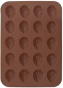 Formy do ciast - Orion forma silikonowa ORZECHY 20 brązowa - miniaturka - grafika 1