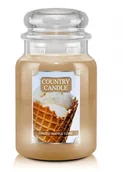 Świece - Kringle Candle COUNTRY CANDLE ŚWIECA SALTED WAFFLE CONE 680G 846853069036 - miniaturka - grafika 1