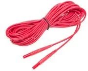 SONEL Przewód pomiarowy 10m czerwony zakończony wtykami bananowymi WAPRZ010REBB - Akcesoria do urządzeń pomiarowych - miniaturka - grafika 4