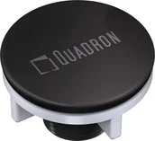 Akcesoria do armatury i ceramiki - QUADRON Zaślepka QUADRON w kolorze VERY BLACK czarny mat) - miniaturka - grafika 1