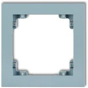 Klawisze i ramki - Karlik Deco lazurowy ramka 1-krotna 48DR-1 48DR-1 - miniaturka - grafika 1