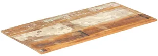 vidaXL Prostokątny blat stołowy, 60x120 cm, 15-16 mm, drewno z odzysku vidaXL - Blaty meblowe i parapety okienne - miniaturka - grafika 8