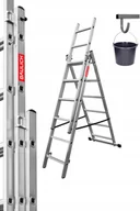 Drabiny - Drabina aluminiowa 3x6 Baulich 150 kg + Gratis - miniaturka - grafika 1