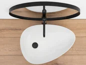 Umywalki - Rea U5055 Umywalka nablatowa Berta 55 - miniaturka - grafika 1