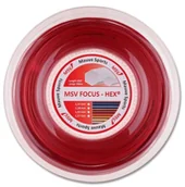 Tenis ziemny - MSV struny rolka Focus-Hex, czerwony, 200 m, 0355000126000001 5127-1,1 mm - miniaturka - grafika 1