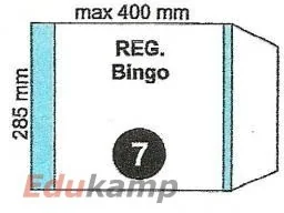 Fol-Plast okładki Okładka szkolna Bingo regulowana nr07 285x400mm OK21FP - Dyplomy i okładki - miniaturka - grafika 2