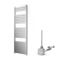 Grzejniki łazienkowe - WARMTEC Grzejnik łazienkowy elektryczny 60 x 180 cm VELO Warmtec chrom VELO-600X1800-C-EL - miniaturka - grafika 1