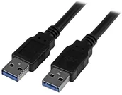Kable USB - StarTech 3 m USB 3.0 A do kabla A wtyczka/wtyczka USB3SAA3MBK - miniaturka - grafika 1