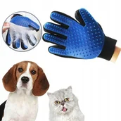 Szczotki i furminatory - Rękawica Do Czesania Wyczesywania Sierści Psa Kota - miniaturka - grafika 1