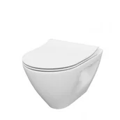 Miski WC - Cersanit S701-454 SET B292 MZ MILLE PLUS CLEAN ON DESKA SLIM DUR WO $17W BOX - miniaturka - grafika 1