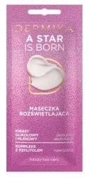 Dermika A Star is born rozświetlająca maseczka piękności 10ml - Maseczki do twarzy - miniaturka - grafika 2