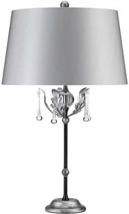 Elstead Lighting Amarilli Table Lamp Black/Silver AML/TL BLK/SIL Elstead lampa stołowa stylowa abażurowa AML/TL BLK/SIL) - Lampy stojące - miniaturka - grafika 2