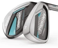 Golf - Wilson Staff damskie kij golfowy zestawy Pro Combo LRH gra 5/6/7 SW, czarnym miętowy, RH (prawa ręka), Ladies (L), 1, wgd160008 WGD160008 - miniaturka - grafika 1