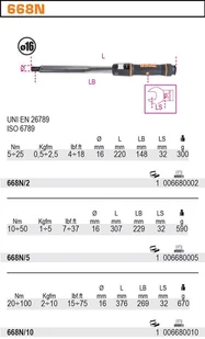Beta POKRĘTŁO DYNAMOMETRYCZNE 5-25Nm 668N/2 - Klucze i nasadki Beta POKRĘTŁO DYNAMOMETRYCZNE 5-25Nm 668N/2 - Klucze i nasadki - miniaturka - grafika 2