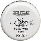 Charakteryzacja - Eulenspiegel Profi-Schminkfarben GmbH Eulenspiegel szminka do charakteryzacji dla dzieci, kolor biały (na klauna), 1 x 50 ml 4028362500507 - miniaturka - grafika 1