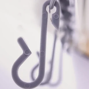 Ridder Uniwersalny, narożny drążek prysznicowy z haczykami, chrom (52500) - Zasłony prysznicowe - miniaturka - grafika 8