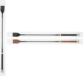 Pozostałe akcesoria dla kotów - PFIFF Pfiff Spring bicz o, brązowy 65 cm z łbem, czarny - miniaturka - grafika 1