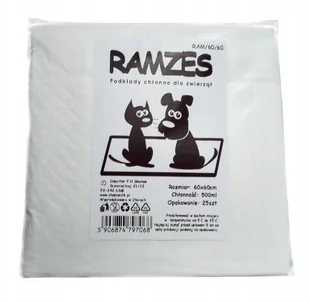 Ramzes Podkłady maty do nauki sikania 60x60 25szt - Maty do nauki czystości - miniaturka - grafika 11