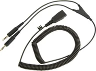 Kable - Jabra GN Anschlusskabel fuer PC QD2x3,5mm - 8734-599 - miniaturka - grafika 1