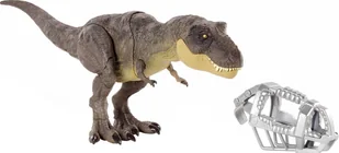Jurassic World Jurassic World. GWD67 Dinozaur T-rex miażdżący krok - Figurki dla dzieci - miniaturka - grafika 2