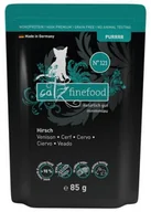 Mokra karma dla kotów - Catz Finefood Purrrr N.121 Jeleń saszetka 85g 4260379447813 - miniaturka - grafika 1