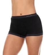 Pozostała odzież narciarska - Brubeck Bokserki base layer w 2019 czarny BOXERKI BASE LAYER M GRAFIT - miniaturka - grafika 1