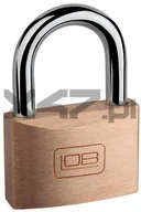 Kłódki - LOB Kłódka KM50 mosiężna w systemie 1 klucz - miniaturka - grafika 1