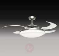 Wentylatory sufitowe - Beacon International Wentylator sufitowy FANAWAY EVO 2, chrom szczotk. - miniaturka - grafika 1