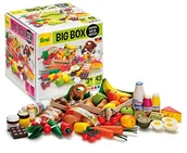 Zabawki AGD - Erzi 28025 duże pudełko z drewna, artykuły do sklepu dla dzieci, odgrywanie ról - miniaturka - grafika 1